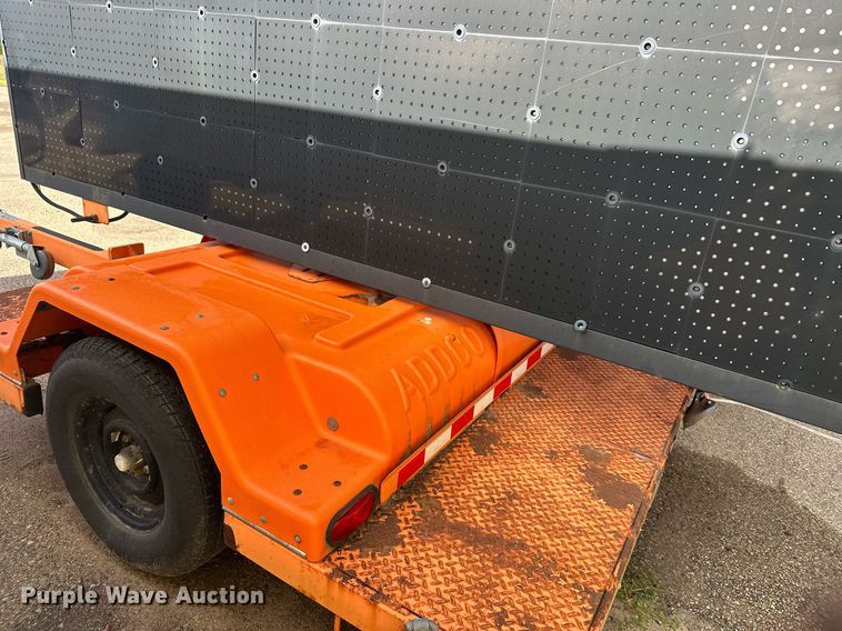 image for item DT6407 (3) Addco message board trailers