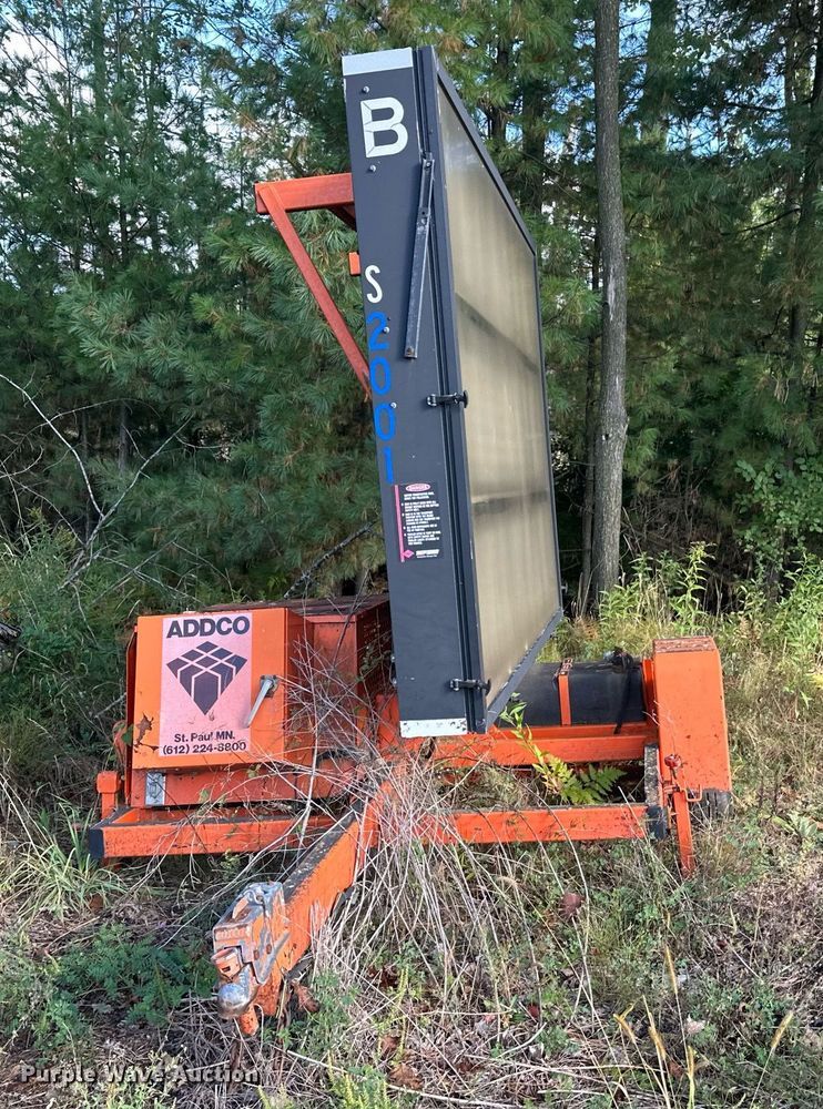 image for item DT6407 (3) Addco message board trailers