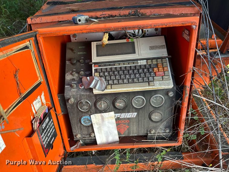 image for item DT6407 (3) Addco message board trailers