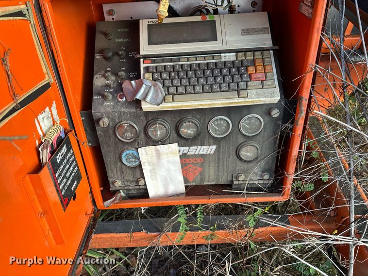 image for item DT6407 (3) Addco message board trailers