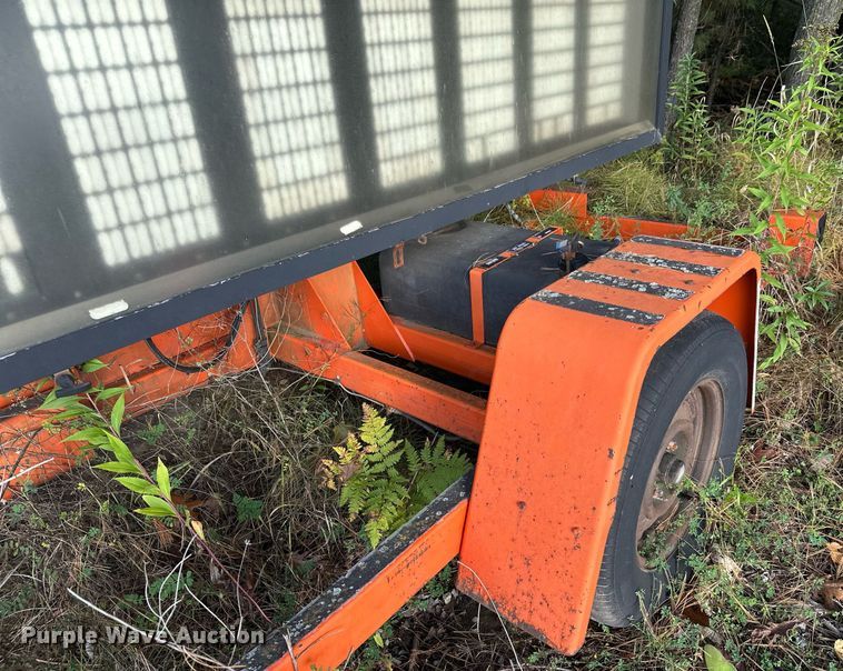 image for item DT6407 (3) Addco message board trailers