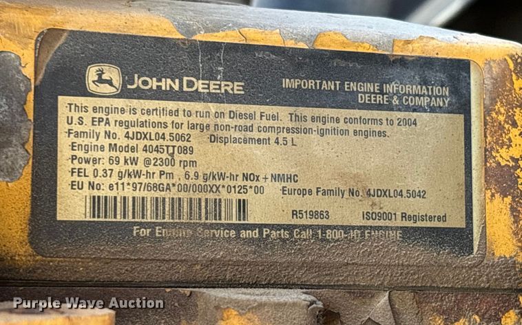 image for item DU1364 2004 John Deere 310SG backhoe