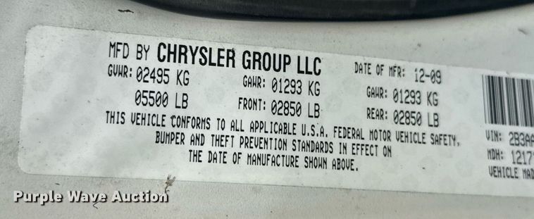 image for item DU9306 2010 Dodge Charger 