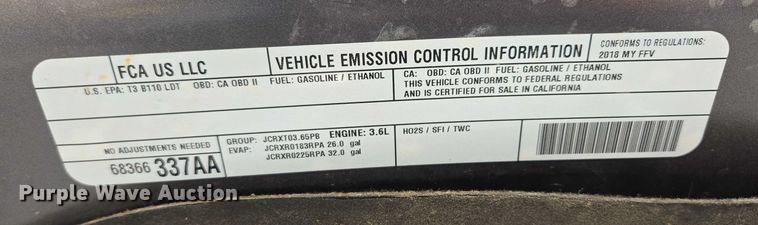 image for item DY1193 2018 RAM 1500 Quad Cab pickup truck