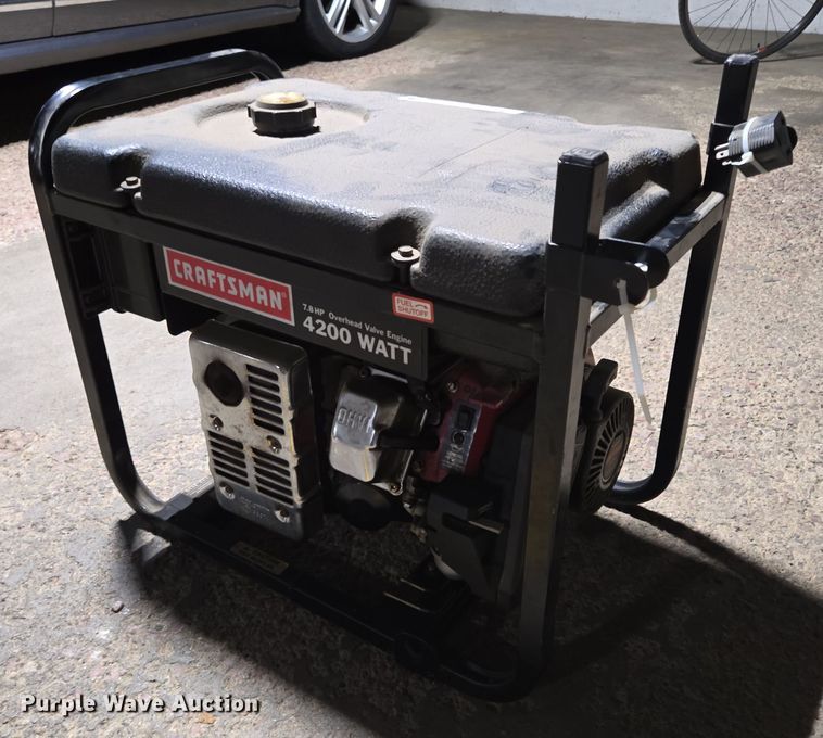 image for item DY1205 Craftsman 4200 Watt generator