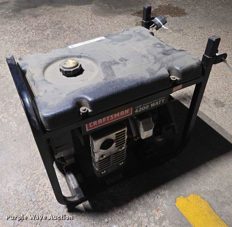 image for item DY1205 Craftsman 4200 Watt generator