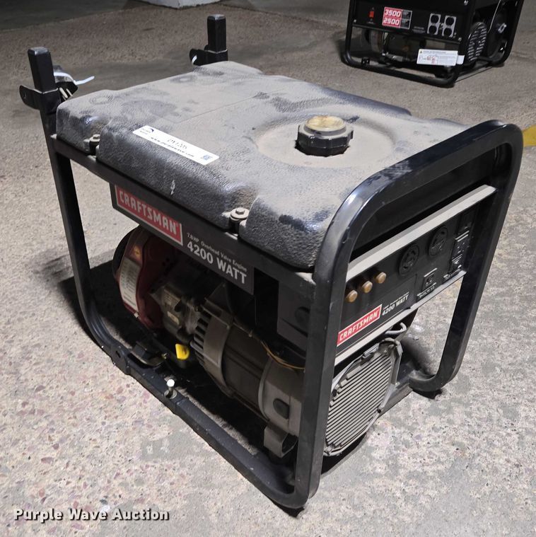 image for item DY1205 Craftsman 4200 Watt generator