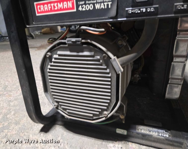 image for item DY1205 Craftsman 4200 Watt generator