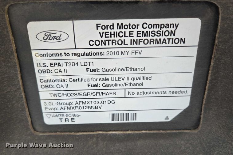 image for item DY1210 2010 Ford Escape SUV