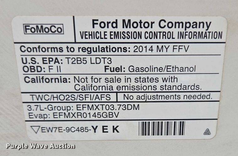 image for item DY1213 2014 Ford Explorer SUV