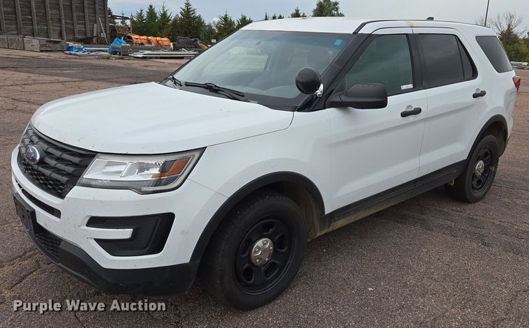 image for item DY1214 2018 Ford Explorer Police Interceptor SUV
