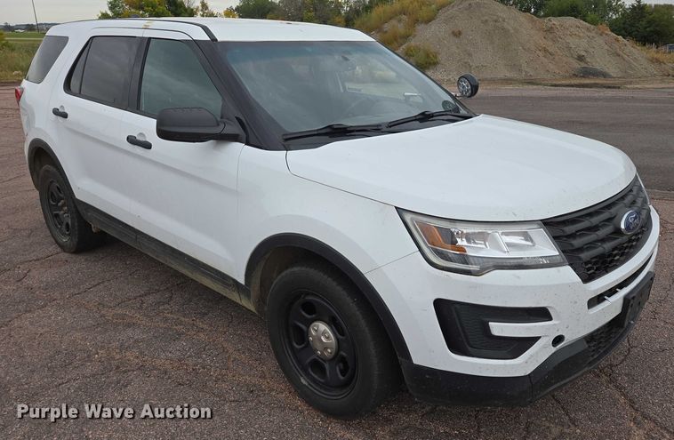 image for item DY1214 2018 Ford Explorer Police Interceptor SUV