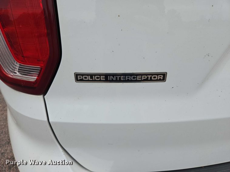 image for item DY1214 2018 Ford Explorer Police Interceptor SUV