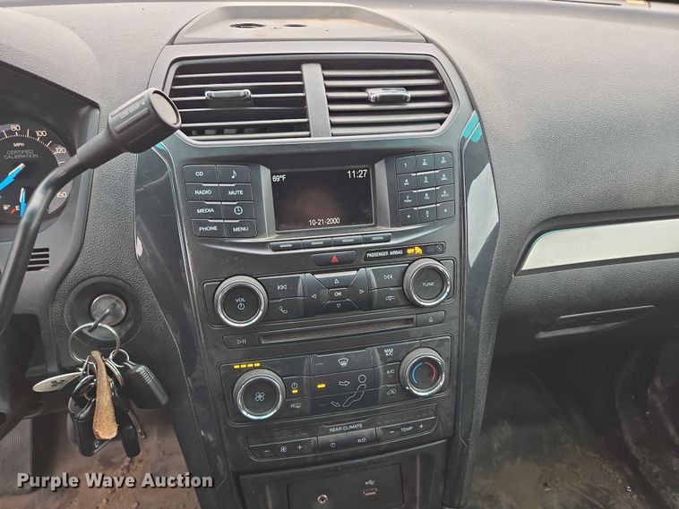 image for item DY1214 2018 Ford Explorer Police Interceptor SUV