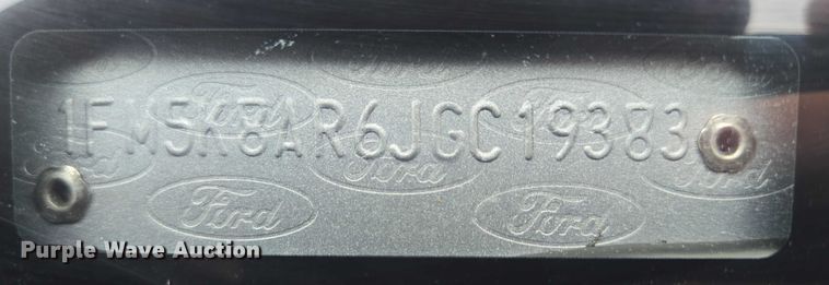 image for item DY1214 2018 Ford Explorer Police Interceptor SUV