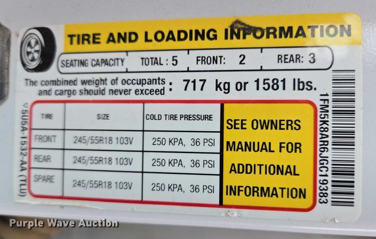 image for item DY1214 2018 Ford Explorer Police Interceptor SUV