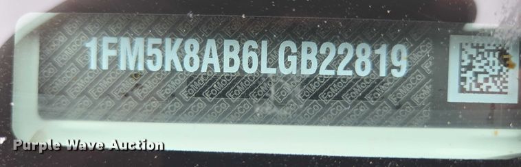 image for item DY1215 2020 Ford Explorer Police Interceptor SUV