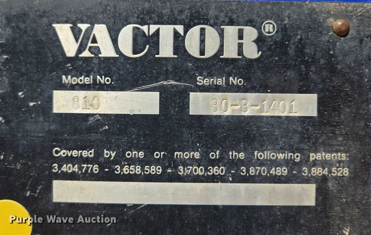 image for item DY1244 1980 Ford LN800 sewer jetter truck