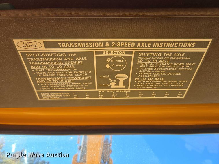 image for item DY1244 1980 Ford LN800 sewer jetter truck