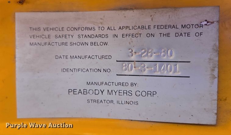 image for item DY1244 1980 Ford LN800 sewer jetter truck