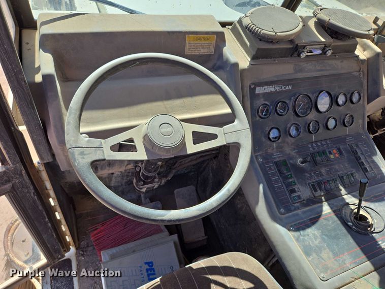 image for item DY1247 1990 Elgin Premier Pelican street sweeper truck