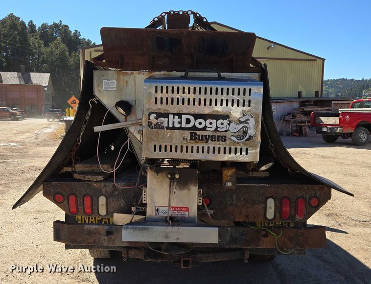 image for item DY1249 2009 Ford F350 Super Duty XL flatbed pickup truck