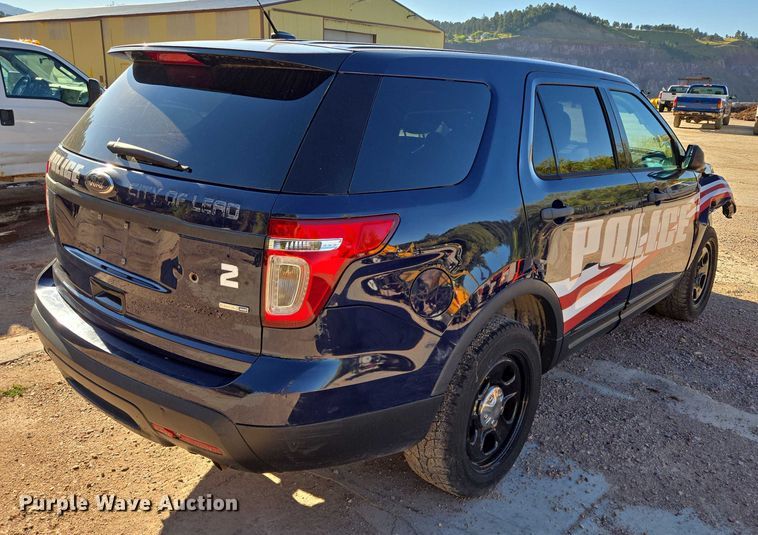 image for item DY1251 2014 Ford Explorer Police Interceptor SUV
