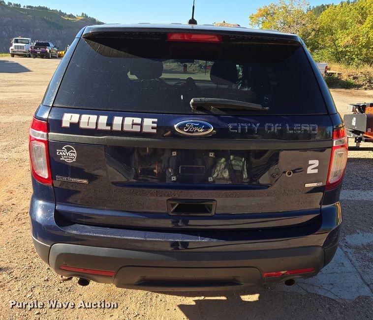 image for item DY1251 2014 Ford Explorer Police Interceptor SUV