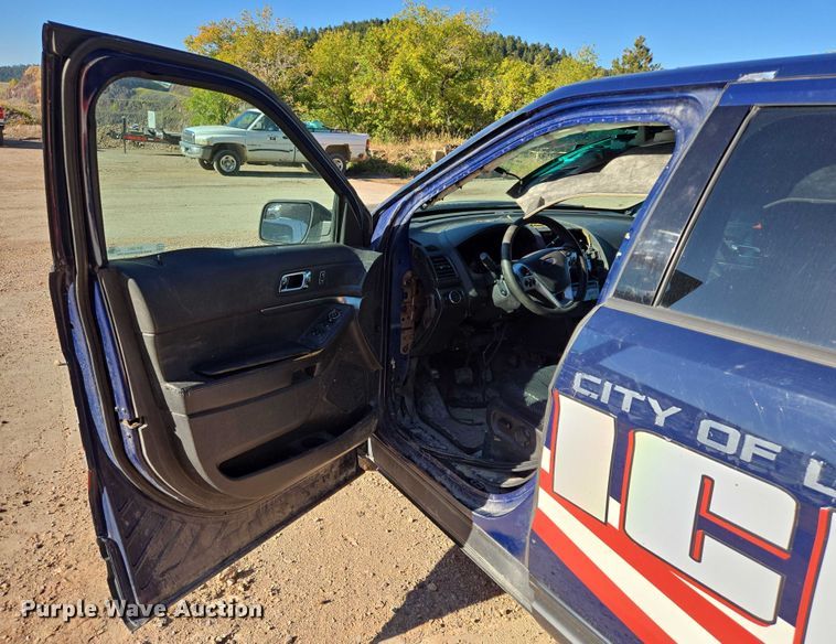 image for item DY1251 2014 Ford Explorer Police Interceptor SUV