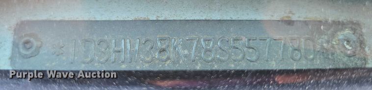 image for item DY1267 2008 Dodge Dakota Crew Cab pickup truck