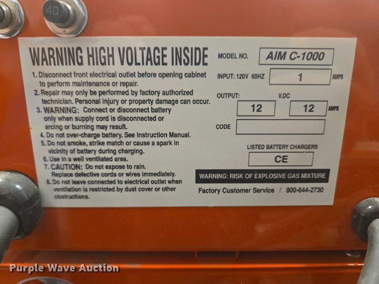 image for item DY1275 2016 AIM C-1000 welder