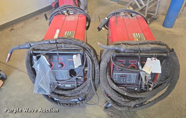 image for item DY1278 (2) Lincoln Power Mig 300 welders