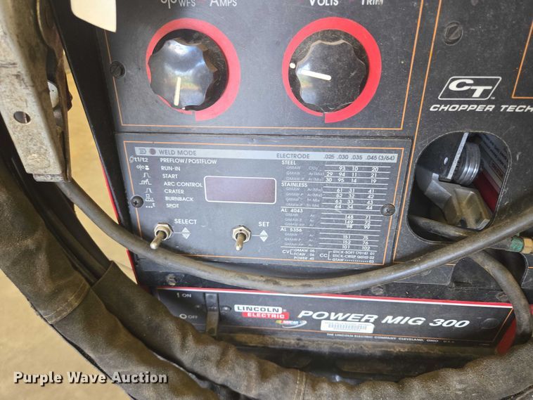 image for item DY1278 (2) Lincoln Power Mig 300 welders