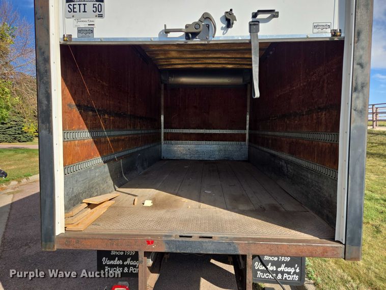 image for item DY1279 1997 International 4700 Crew Cab box truck