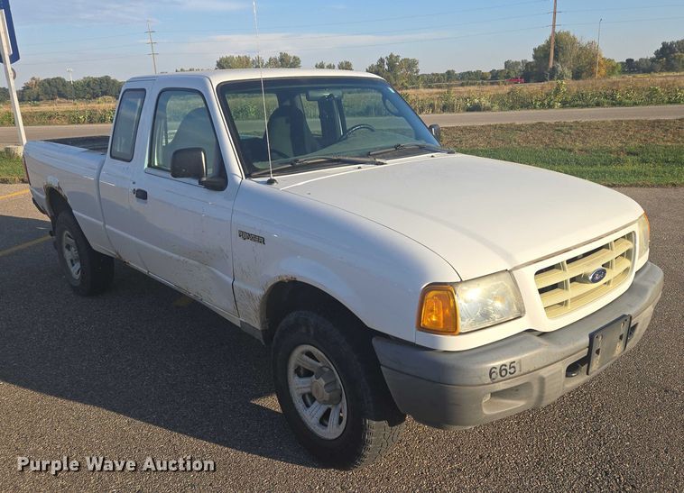 image for item DY1297 2003 Ford Ranger SuperCab pickup truck