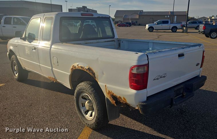 image for item DY1297 2003 Ford Ranger SuperCab pickup truck