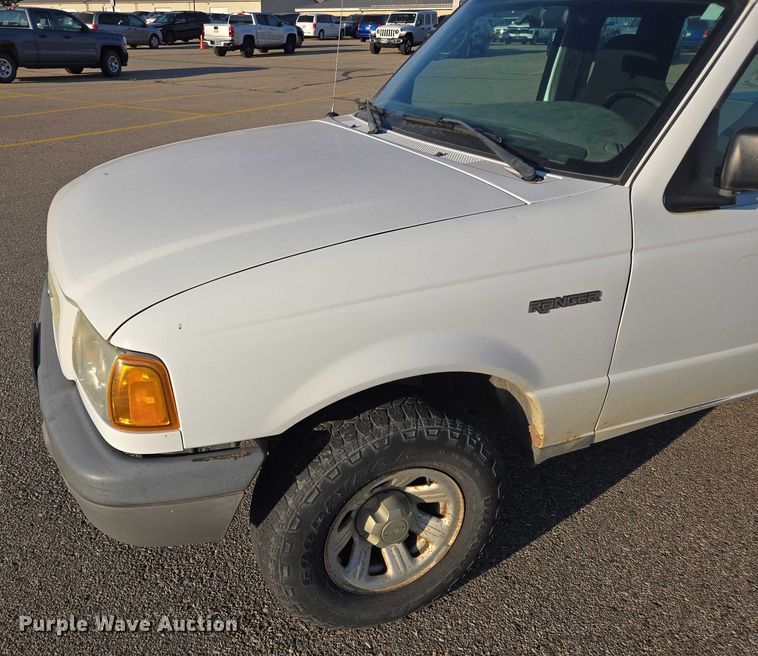 image for item DY1297 2003 Ford Ranger SuperCab pickup truck