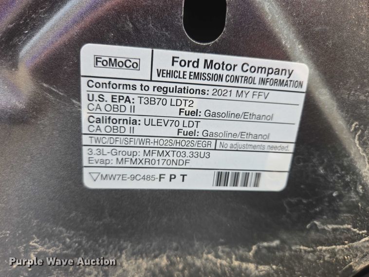 image for item DY1323 2021 Ford Explorer SUV