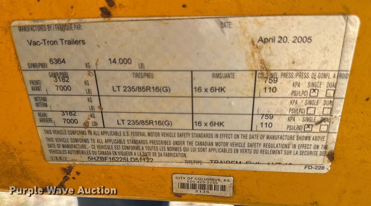 image for item DY8125 Vactron PMD550SDT vacuum excavator