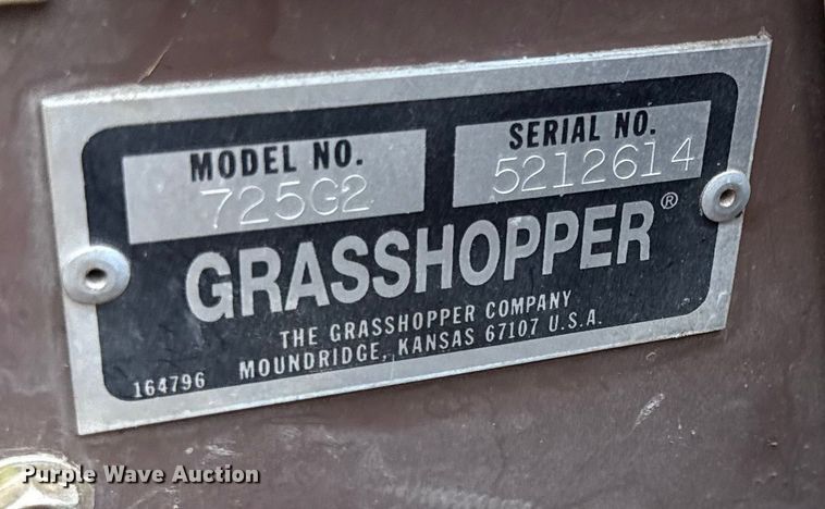 image for item DY8128 Grasshopper 725 ZTR lawn mower