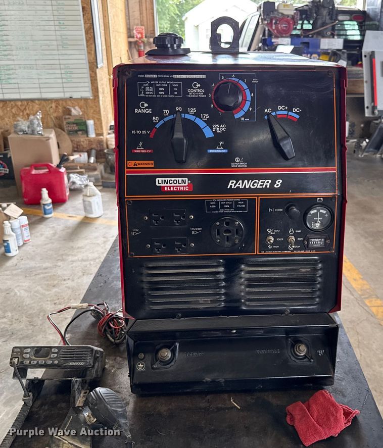 image for item DY8209 Lincoln Ranger 8 welder