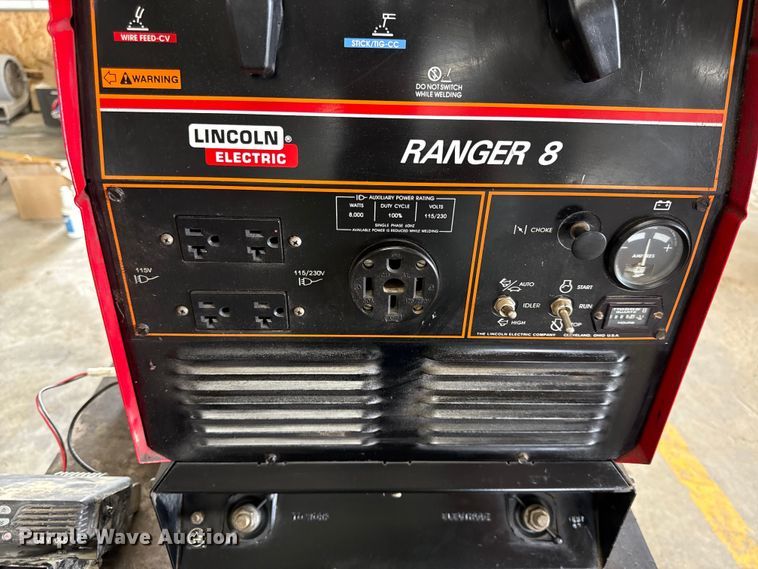 image for item DY8209 Lincoln Ranger 8 welder