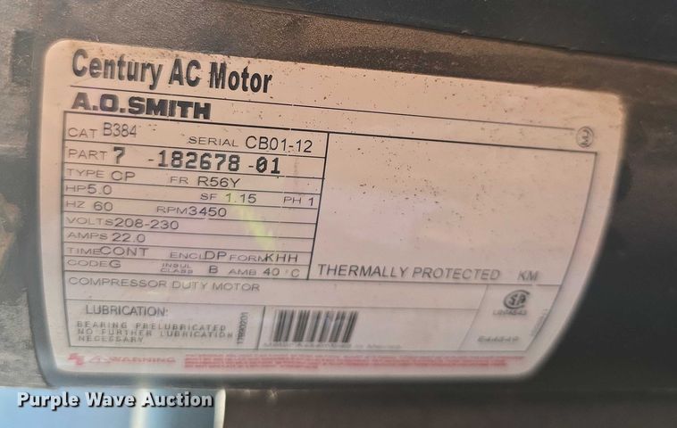 image for item DZ6341 1998 Classic C5160228V2 air compressor