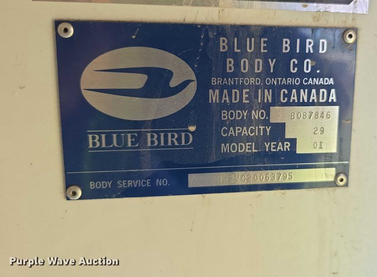 image for item DZ6351 2001 Chevrolet Express school bus