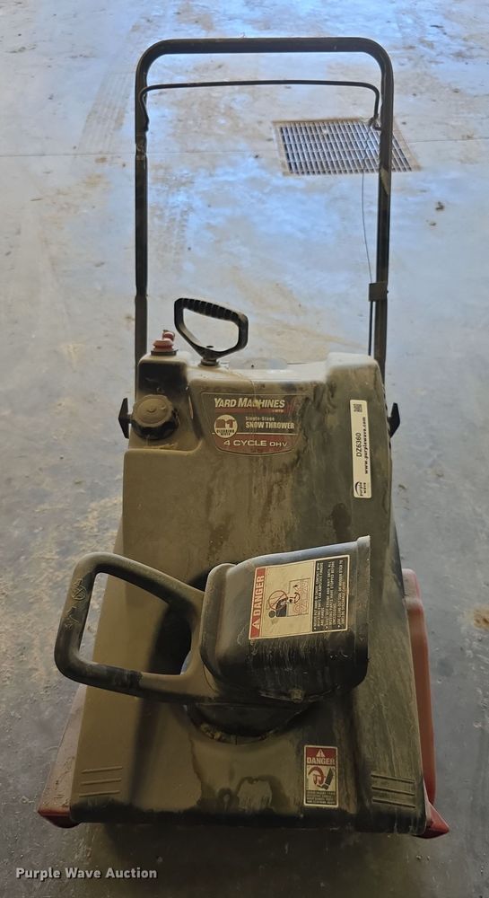 image for item DZ6360 (2) Yard Machine snow blowers