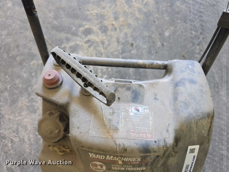 image for item DZ6360 (2) Yard Machine snow blowers