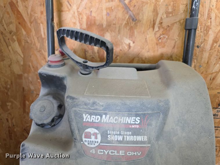 image for item DZ6360 (2) Yard Machine snow blowers