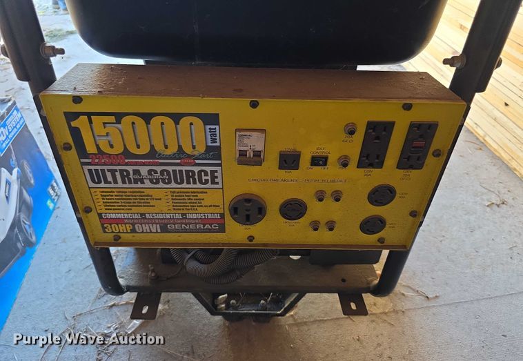 image for item DZ6361 Guardian 15000 generator