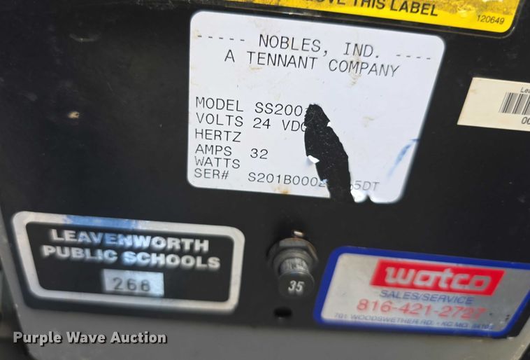 image for item DZ6371 Speed scrub 2001 push floor scrubber