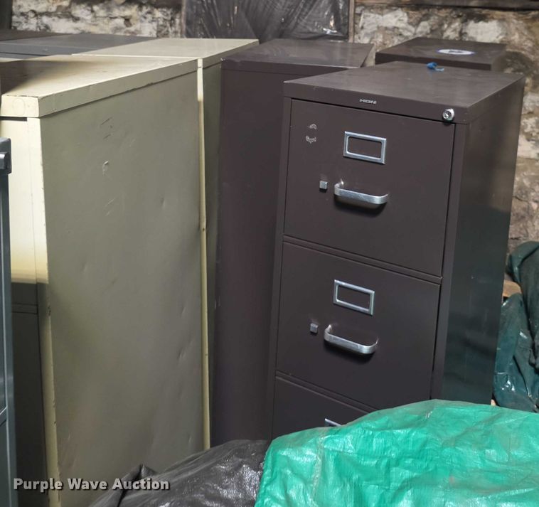 image for item DZ6378 (20) filing cabinets 